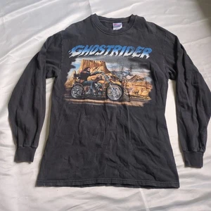 Ghostrider Easyriders Shirt Rodeo Tour 2002 Fowlerville Michigan Motorrad  - Bild 1 von 15