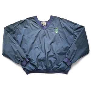 Vintage Jantzen Golf Pro Embroidered Windbreaker Pullover Jacket Spellout XL 90s - Picture 1 of 10