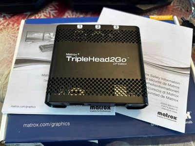 NEW Matrox TripleHead2Go DP version T2G-DP-MIF Video Splitter - Image 1 of 4