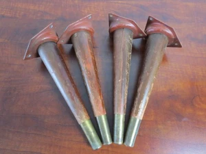 Vintage 4er Set Holztisch/Möbelbeine 9" - Bild 1 von 10