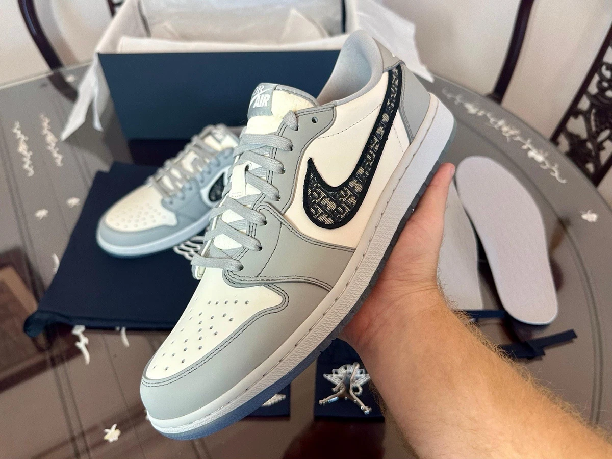 Las mejores ofertas en Dior x Air Jordan 1 Low Gray | eBay