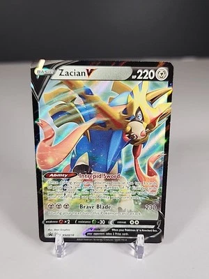 Zacian V SWSH018 SWSH: Sword & Shield Promo Cards Holo - Image 1 of 2
