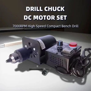 220V DC Motor Bohrfutter Kit 400W 7000RPM Hochgeschwindigkeitsbohrmaschine kleine Tischbohrmaschine - Bild 1 von 13