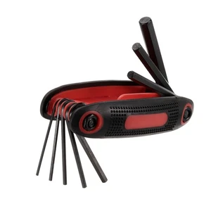 2pcs Folding Hex Key Wrench 1.5-8mm Metric 8 in 1 Portable Hex Key Wrenches Set - Photo 1/7