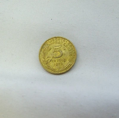 Moeda de 5 centavos 1972 França! - SEM RESERVA! - Imagem 1 de 2