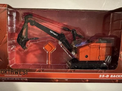 SpecCast 1:50 scale North West  25-D Crawler Backhoe w/Box - Image 1 of 4