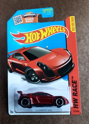2015 Hot Wheels MASTRETTA MXR RED 151/250 SUPER TREASURE HUNT BASE! HW RACE 1:64 - Image 1 of 4