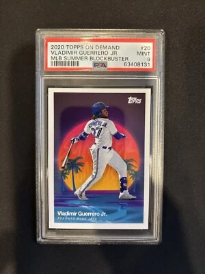 2020 Topps On Demand Summer Blockbuster #20 Vladimir Guerrero Jr PSA 9 Mint - Image 1 of 2