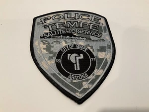 Military Salute Tempe Police State Arizona AZ - Picture 1 of 1