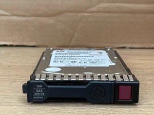 HP 300GB 15K SAS Hard Drive with Caddy HP 652625-002 HP EH0300FCBVC - Afbeelding 1 van 8