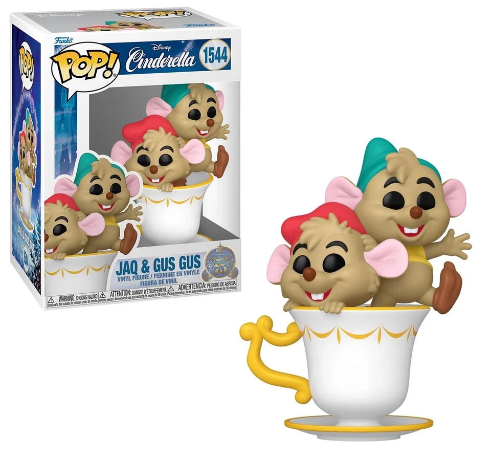 POP! Cenicienta - JAQ & GUS GUS #1544 - Nuevo Foto 1 de 1