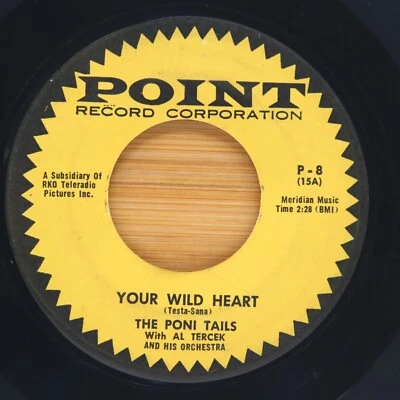 THE PONI TAILS - YOUR WILD HEART / QUE LA BOZENA -  ROCK 45 Foto 1 de 2