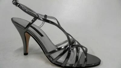 Caparros Reese Womens Stiletto Ankle Strap Sandals Shoe SZ 8 M Graphite Solid - Image 1 of 4