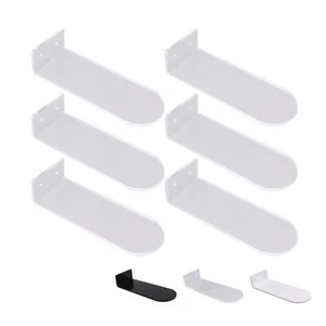 6pcs Floating Shoe Shelves 7.9in Length Acrylic Shoe Display - Picture 1 of 21