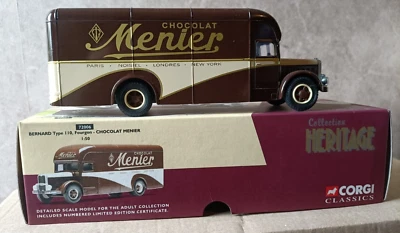 CORGI - DIECAST MODEL BERNARD TYPE 110 - FOURGON - CHOCOLAT MENIER - 72006 - Photo 1/4