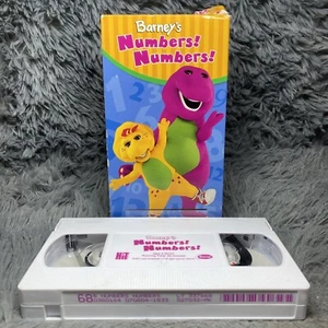 Barney Numbers! Numbers! VHS 2003 HiT Entertainment Barney Home Video Cartoon - Picture 1 of 8