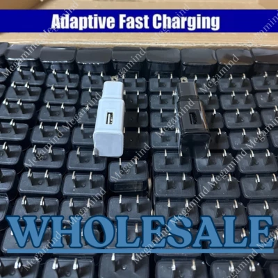 Wholesale Bulk Adaptive USB Fast Wall Charger Power Adapter For Samsung US Block - Image 1 of 4