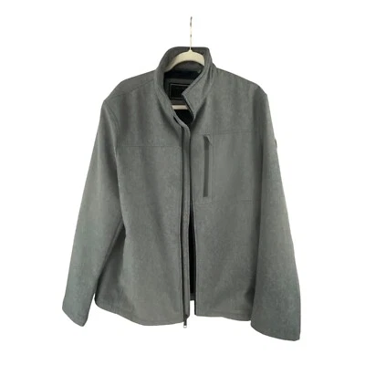 Chaqueta clásica resistente al agua Calvin Klein para hombre con caparazón suave talla L gris neutro Foto 1 de 4