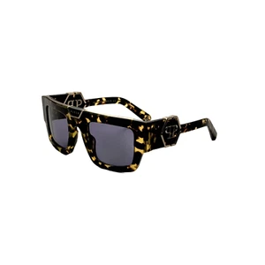 Philipp Plein Men's 50mm Yellow Havana Sunglasses SPP092M500781 - Picture 1 of 1