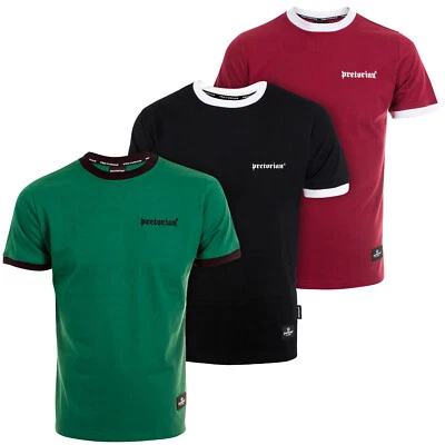 T-shirt Pretorian uomo Koszulka Pit Bull hooligans ultras casual piccolo logo - Immagine 1 di 4