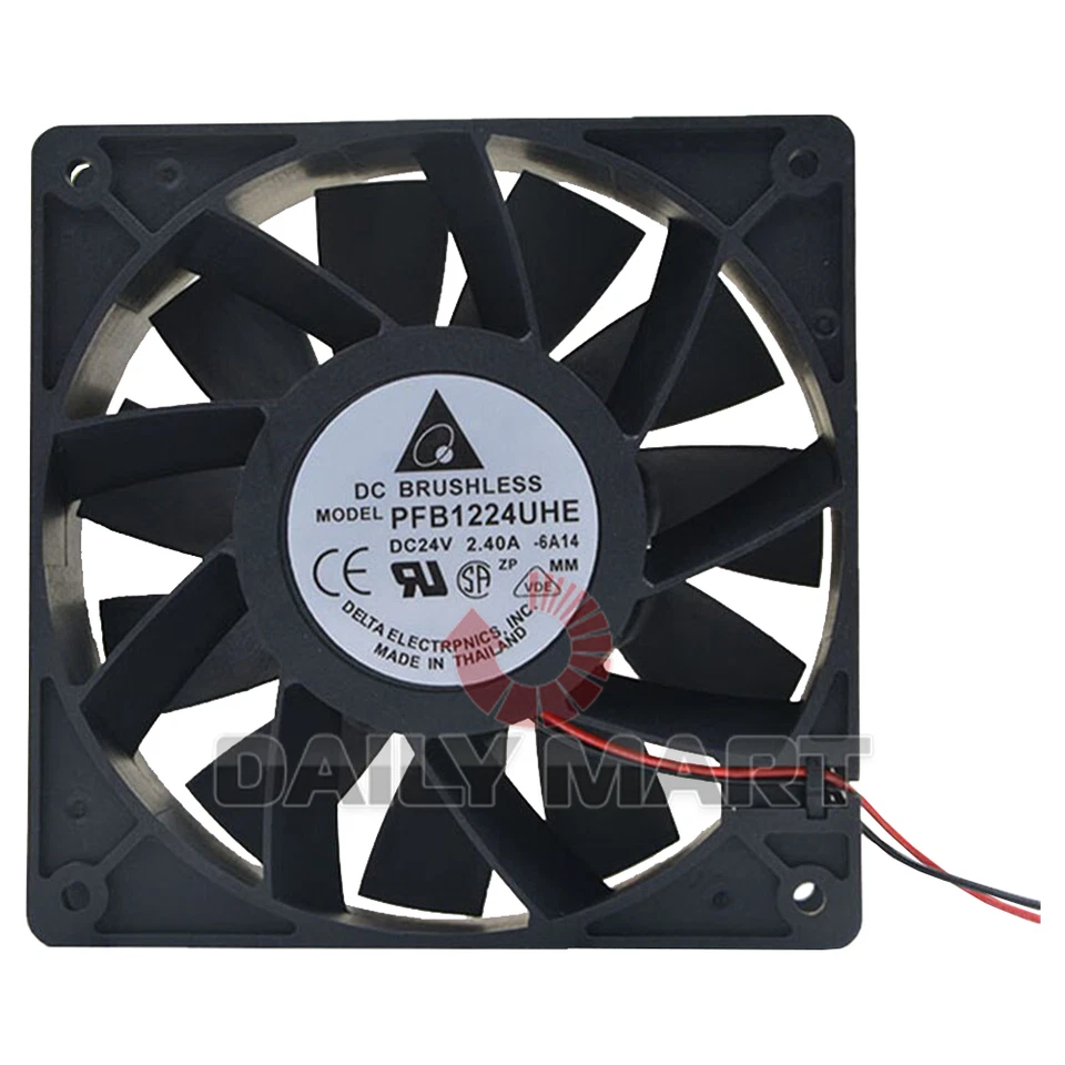New In Box DELTA PFB1224UHE Inverter Cooling Fan DC 24V 2.40A 120*120*38MM - Image 1 of 1