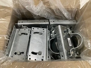 RTI 2-3/8" Adjustable Wood Fence Adaptor Brackets, Galvanized Steel, Case of 25 - Picture 1 of 6