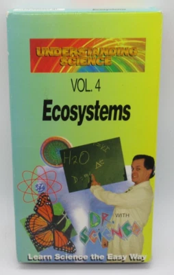 UNDERSTANDING SCIENCE: VOL. 4 - ECOSYSTEMS VHS VIDEO, LEARN SCIENCE THE EASY WAY - Image 1 of 2