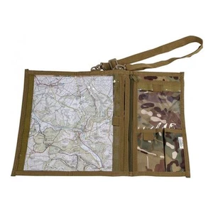 HMTC CAMO WATERPROOF MAP CASE use military hiking pouch bag reading explorer - Picture 1 of 2