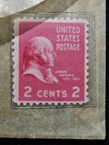 john adams 2 cent stamp 2 Total - Picture 1 of 3
