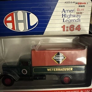 1991 Hartoy 1/64 AHL 1939 Peterbilt 260 Weyerhaeuser 4-Square Lumber Truck NIB - Picture 1 of 4