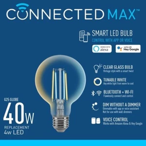 CREE Connected MAX 40W Smart LED Bulb CMG25-40W-AL-9TW-GL - Picture 1 of 14