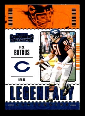 Dick Butkus 2020 Panini Contenders Legendary Contenders #6 Insert Card - Image 1 of 2
