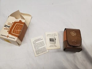 GE GENERAL ELECTRIC FOOTCANDLES Triple-Range Light Meter 214 + Case. In Box - Picture 1 of 6