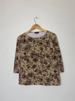 Camiseta de manga larga vintage con estampado floral de Burberry Foto 1 de 4