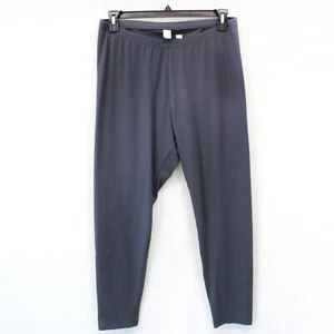J. Jill J.Jill Plus Gray Slim Pima Ankle Leggings Stretch Waist Pants 4X - Picture 1 of 7