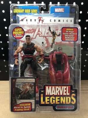 Figura Marvel Legends Wonder Man 2005 Legendary Rider Series Foto 1 de 3