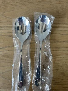 (2 Pack) 68-001 Maddox Mirror Slotted Serving Spoon - Picture 1 of 4