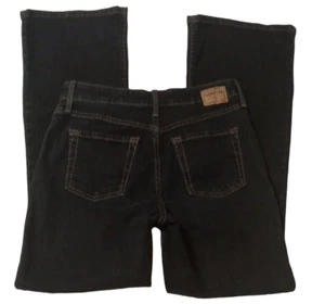 Pantalones de mezclilla Levis Signature at Waist corte bota faltan 8 medianos lavado oscuro altura media - Imagen 1 de 8
