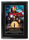 Iron Man 2 Movie A3 Framed Poster Autograph Picture For Robert Downey Jr Fans