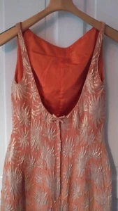 Vintage Blackwell Wiggle Dress Gold Brocade Mermaid Fishtail 50's Glam  - Picture 1 of 23