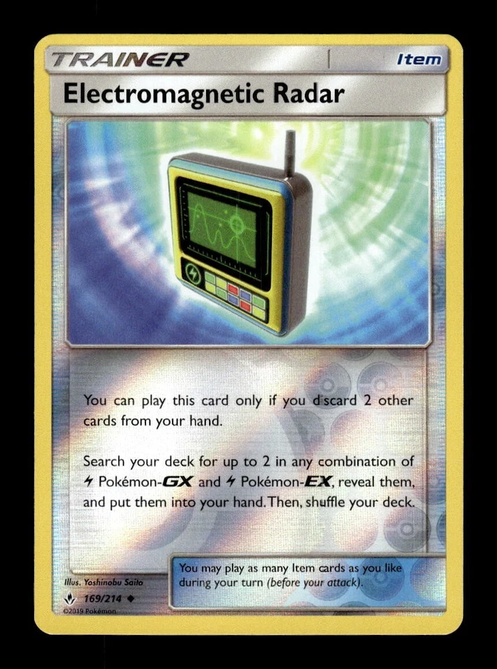 Pokemon Unbroken Bonds Electromagnetic Radar 169/214  Reverse Holo - Image 1 of 1