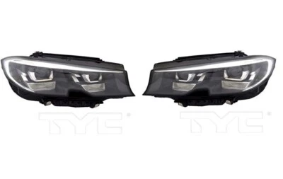 TYC LED Headlight Set For BMW 330i/330i xDrive Sedan w/o AFS 2019-2022 Models - Image 1 of 4