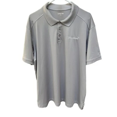 Camisa polo Lands End para hombre gris cuarto con botones talla XL Foto 1 de 4