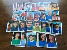 FKS Wonderful World of Soccer Stars 1968-69 unused stickers x 51 Moore, Clemence
