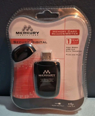 NEW Merkury Innovations Secure Digital Multi-card Reader/Writer High Speed - Image 1 of 4