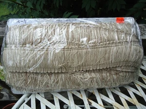 Brush Fringe 2" 10 Yards Linen Colored Polyester Cotton Blend India Hobby Lobby - Picture 1 of 8