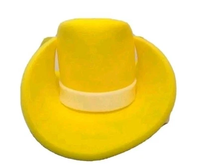 JUMBO FOAM BIG LARGE COWBOY  WESTERN OVERSIZED COSTUME HAT Yellow 30 GALLONs  - Image 1 of 2