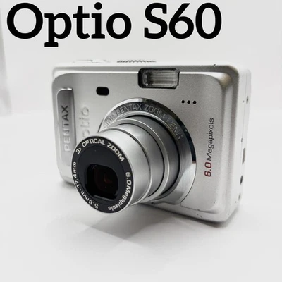 PENTAX Optio S60 6.0 megapixel Compact digital camera AA battery powered - Image 1 of 4