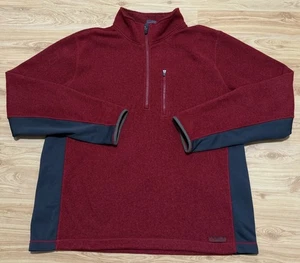 VINTAGE NIKE THERMA FIT ACG 1/2 ZIP FLEECE PULLOVER SWEATER SHIRT SWOOSH LOGO XL - Picture 1 of 7