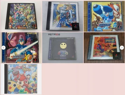 Megaman Rockman X3 X4 X5 X6 Dash 1 2 Tron PS1 Playstation Lot 7 Set - Image 1 of 4